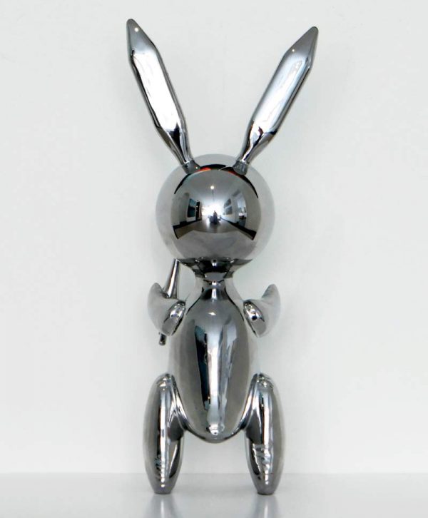 Balloon Rabbit Silver XL - Afbeelding 4