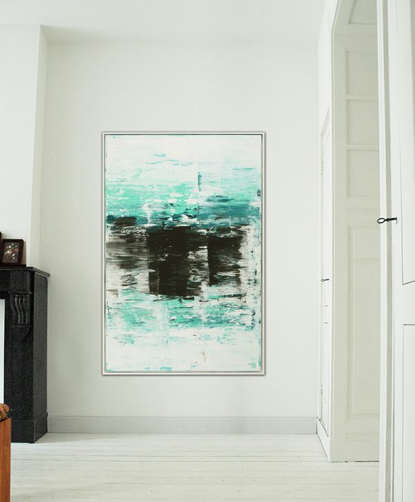 Static in White - Incl Lijst - Ronald Hunter - Afbeelding 2