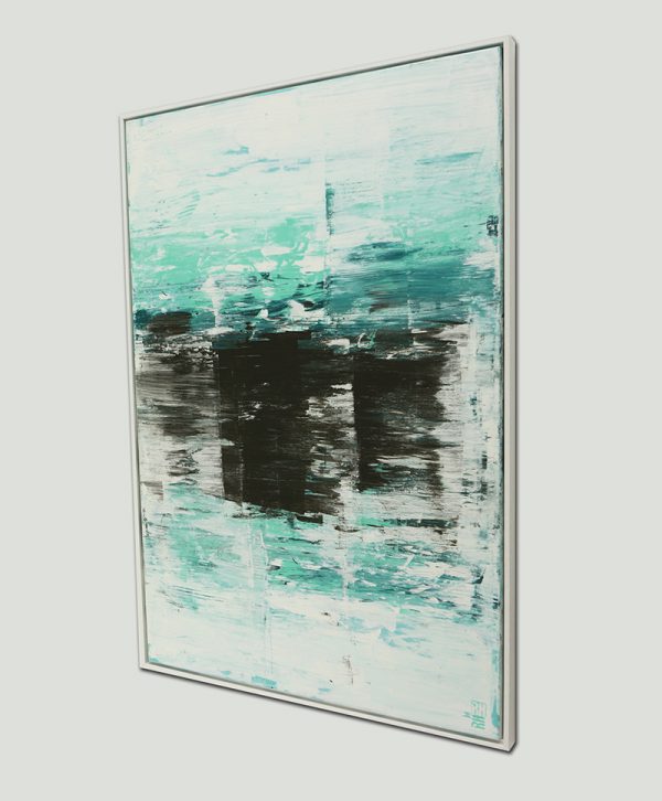 Static in White - Incl Lijst - Ronald Hunter - Afbeelding 4