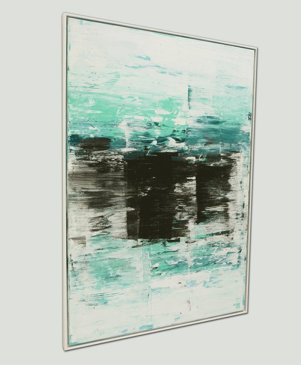 Static in White - Incl Lijst - Ronald Hunter - Afbeelding 3