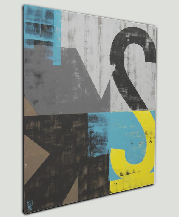 Vintage Typopop in Blue - Ronald Hunter - Afbeelding 3