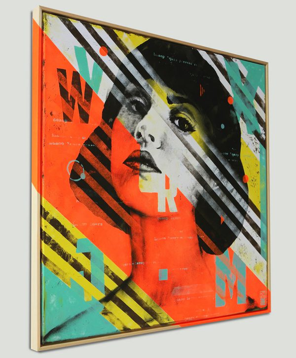 Striped Orange - Incl Lijst - Ronald Hunter - Afbeelding 3