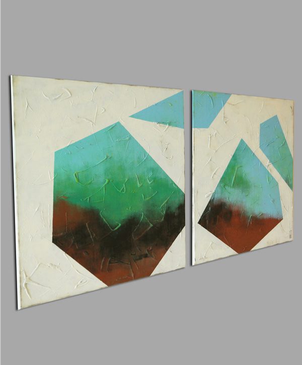 Sunny & Square Blue - Ronald Hunter - Afbeelding 2