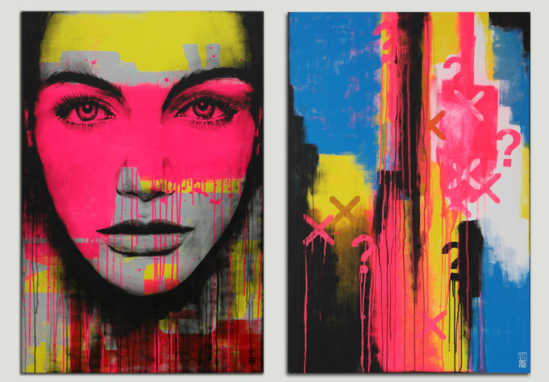 tweeluik popart inspiratie tweeluik popart inspiratie