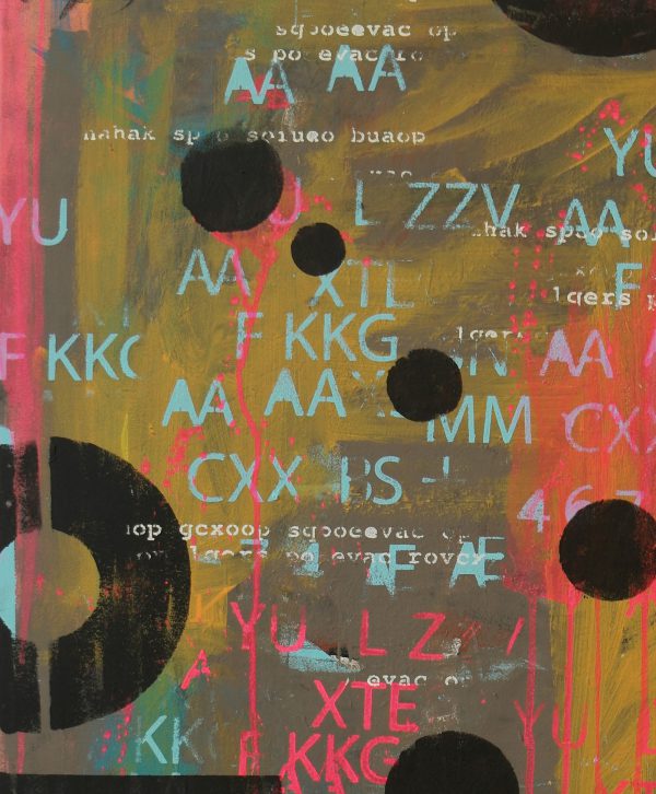 typografische schilderij