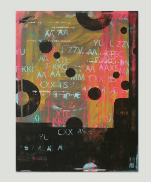 typografisch schilderij