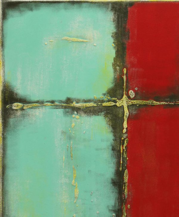 RED over Turquoise - Ronald Hunter - Afbeelding 5