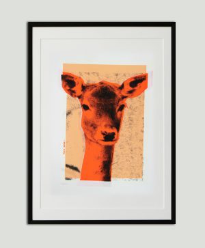 warhol zeefdruk deer 2