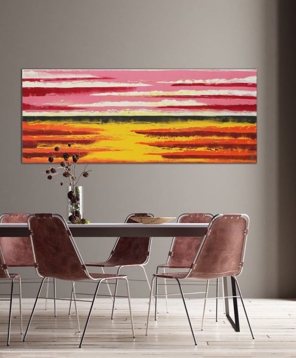 Warm Red Landscape - Afbeelding 2