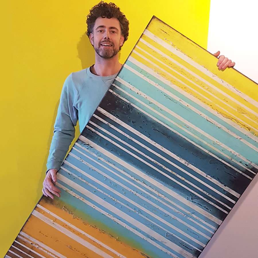 yellow_striped_hunter kunst in opdracht