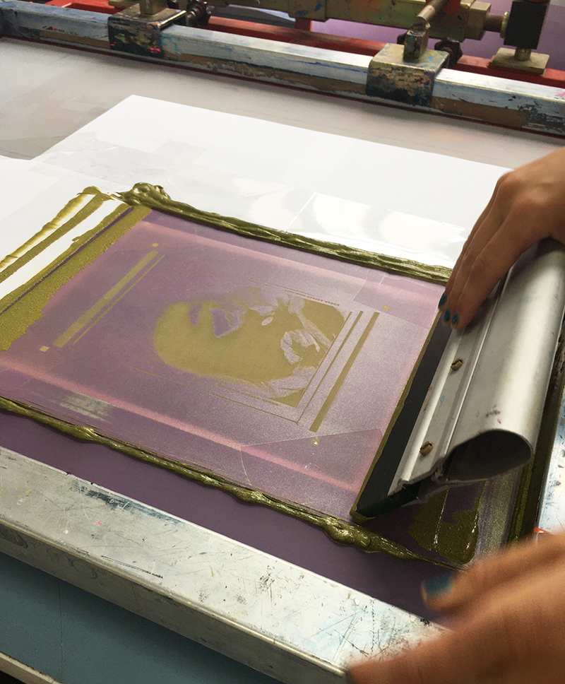 pop art zeefdruk proces pop art zeefdruk