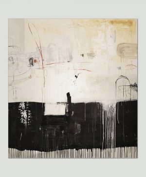 zwart wit schilderij