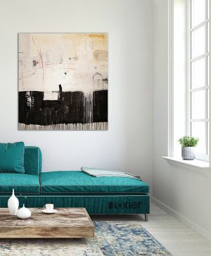 zwart wit schilderij